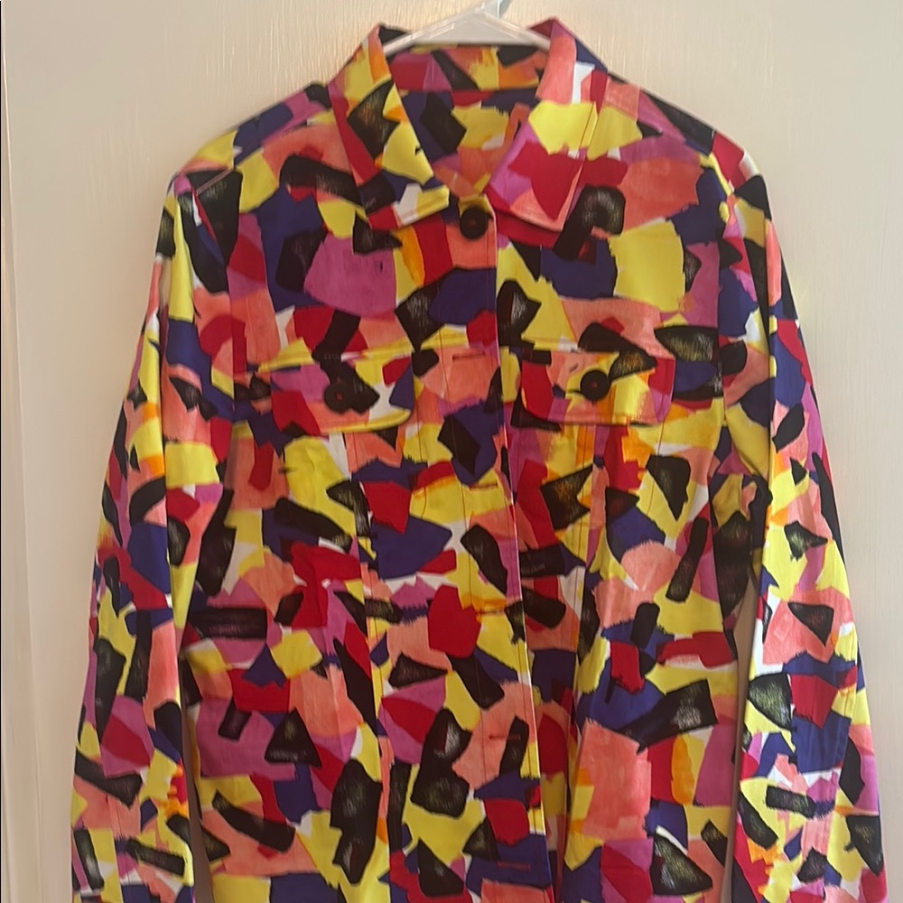 Colorful Abstract Pattern Jacket - image 1